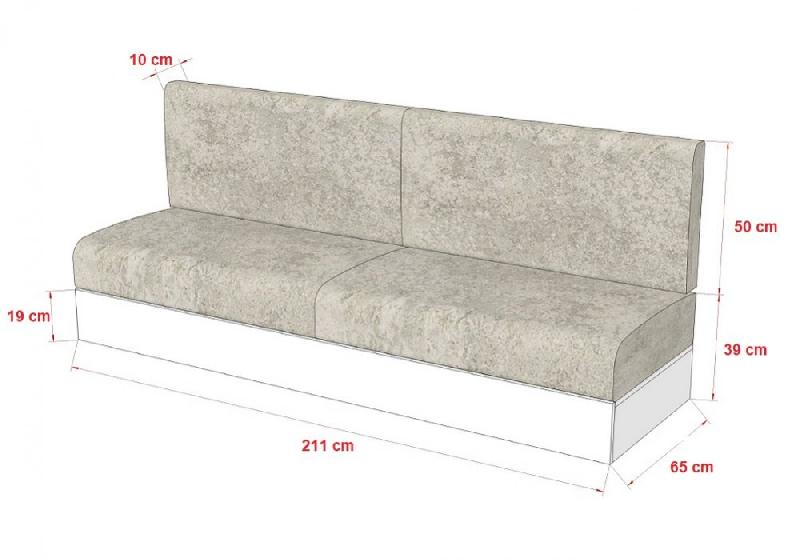 Armoire-lit escamotable VERTIGO SOFA - Façade blanc brillant - Canapé gris - Couchage 160x200 cm_4