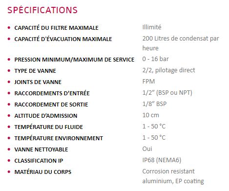 Magy-ul - Purgeurs capacitifs à détection de niveau - JORC Industrial - Évacuation maximale 200 litres de condensat/h_4