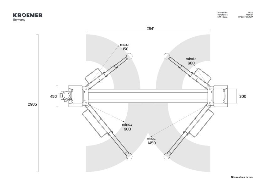 Pont élévateur 2 colonnes « Colmar » - TP22_4