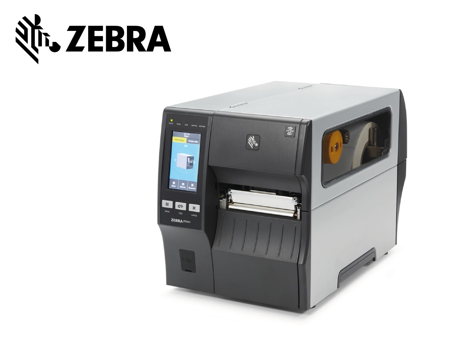 Imprimante d'étiquettes - Zebra ZT411 - Résolution 203, 300 ou 600 dpi - Interface intuitive et écran tactile couleur_4