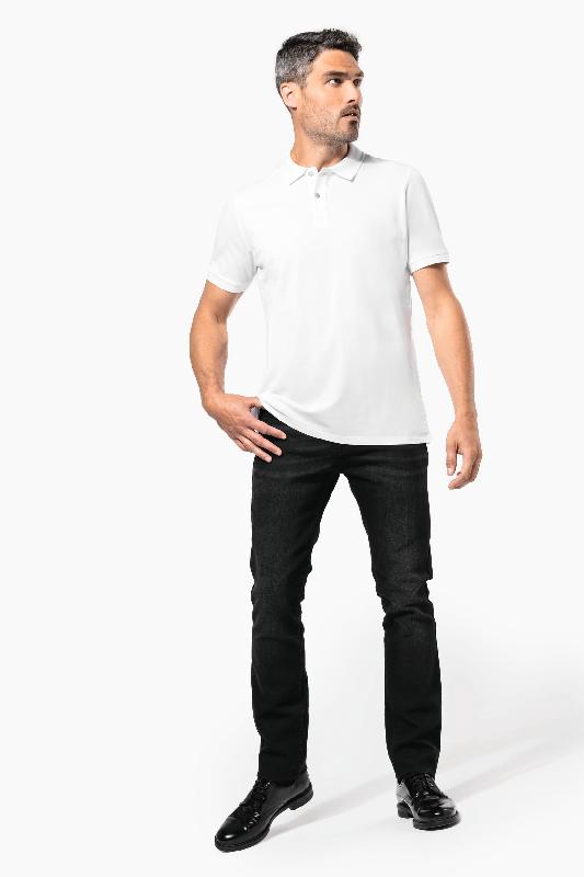 Polo Supima manches courtes homme - Kariban - Réf : K2000 - 100% coton, maille piquée, toucher soyeux, coupe ajustée_4