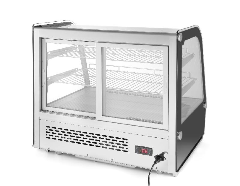 Vitrine réfrigérée de présentation pâtisserie positive 120L HENDI_4