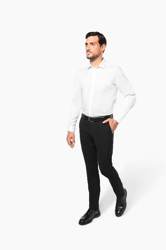 Chemise twill manches longues homme - Réf: PK506 - Kariban Premium - 100% coton, entretien facile_4