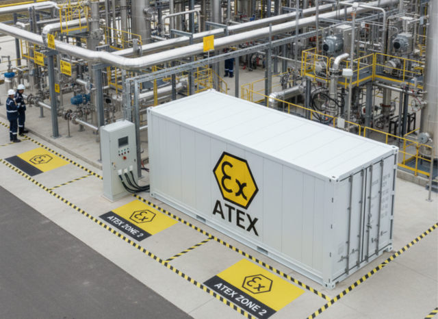 Container Frigorifique - 20 pieds ATEX - Longueur 6m - Surface 28m3 - conçu pour le stockage sécurisé de substances sensibles_4