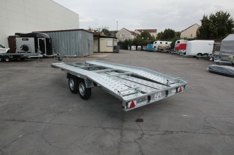 Remorque porte voiture 2700 kg roues dessous pan coupe - lider 39790_4
