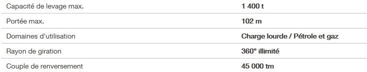 Bos 45000 - Grue portuaire offshore Liebherr - Capacité de levage max 1 400 tonnes - Portée 102 m_4