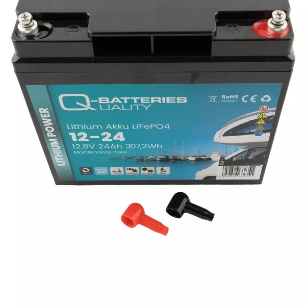 Batterie Lithium Q-Batteries Akku LifePO4 12-24 12,8V 24Ah_4
