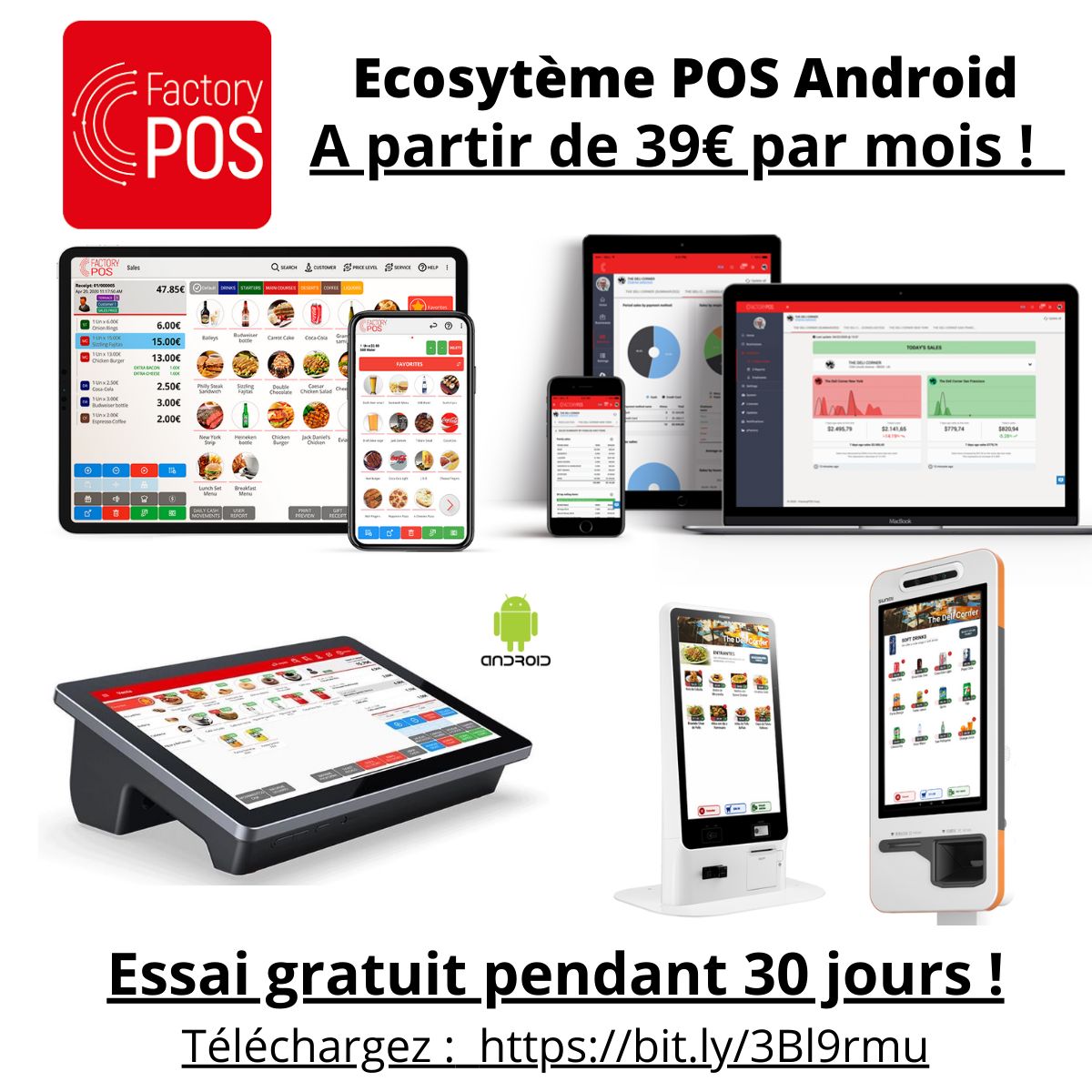 Pack caisse tactile android 15.6? Avec logiciel_4
