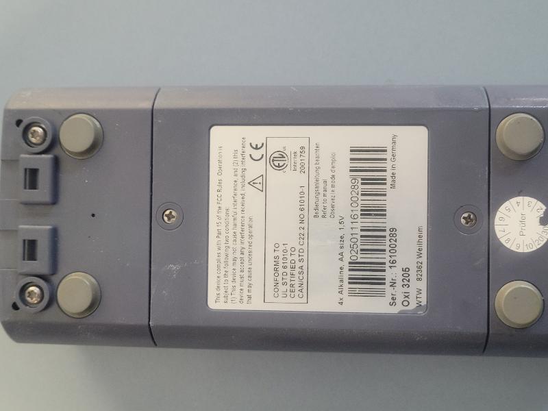 Oxymètre portable WTW OXI 3205 + sonde Cellox 325_4