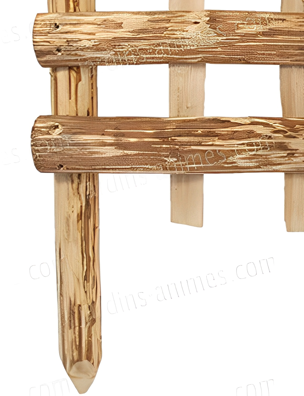 Bordure en bois écologique et renouvelable, idéale pour le jardin