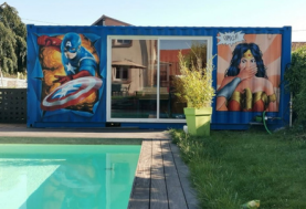 Container maritime 40 pieds - Structure en acier CORTEN soudé - Occasion ou 1er voyage_4