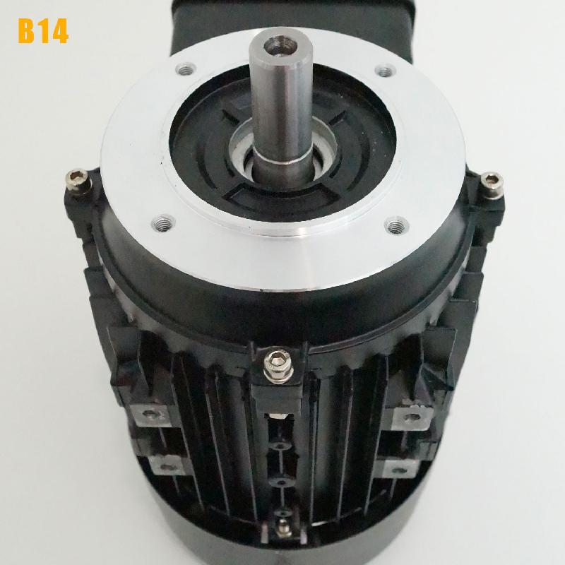 Moteur électrique 220v 3kW 1500 tr/min - Double Condensateur - Cemer ML - Bride B14 - Pour machines outils et équipements d'atelier_4