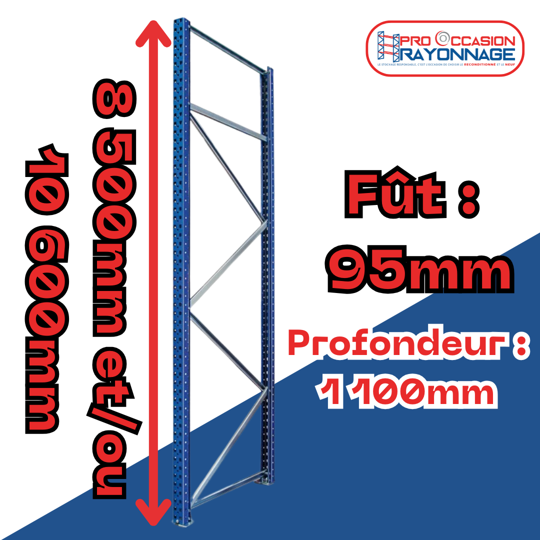 Rack à palettes sur mesure FERALCO - Configurable selon vos besoins, capacité 2,4 tonnes par niveau_4