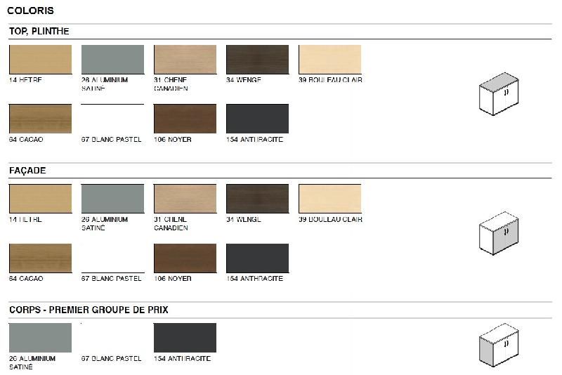 Armoire  avec niche bibliothèque et portes battantes - MDD - Blanc pastel, Blanc pastel_4