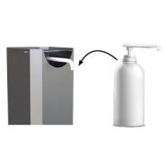 Borngel/2ln - distributeur de gel hydroalcoolique à pédale mécanique - Ingitek - acier noir - capacité 2 litres - fabriqué en France_4