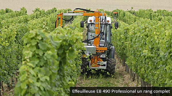 Outil d'effeuillage avec système breveté anti-bourrage