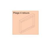 PA0115 - Panneau d'enseigne alu plié pour poteaux - Sigma Signalisation - Ht 600mm x Lg 400mm_4