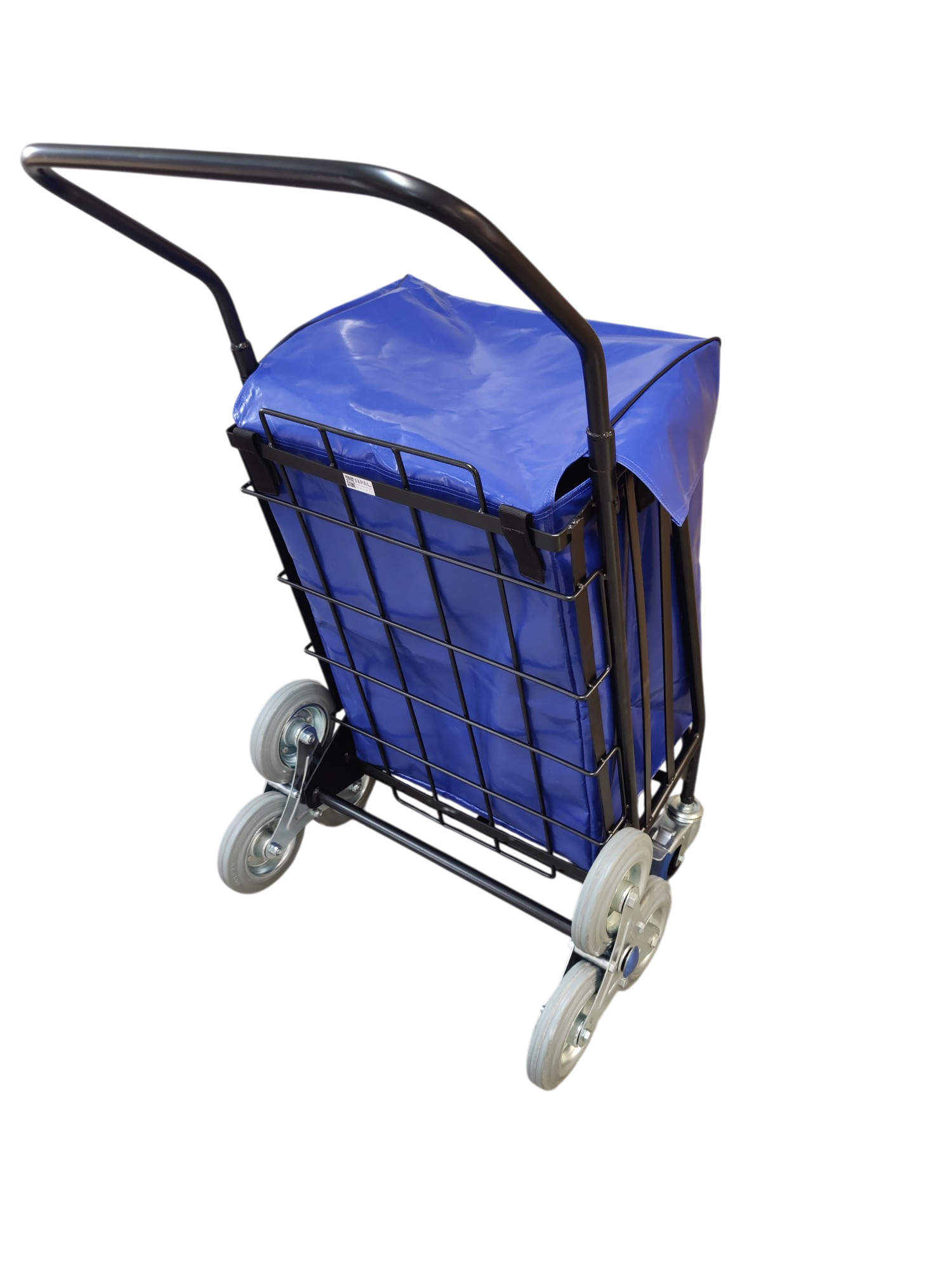 Chariot pliable de distribution publicité à roues etoilées - Référence : TR034R6_4