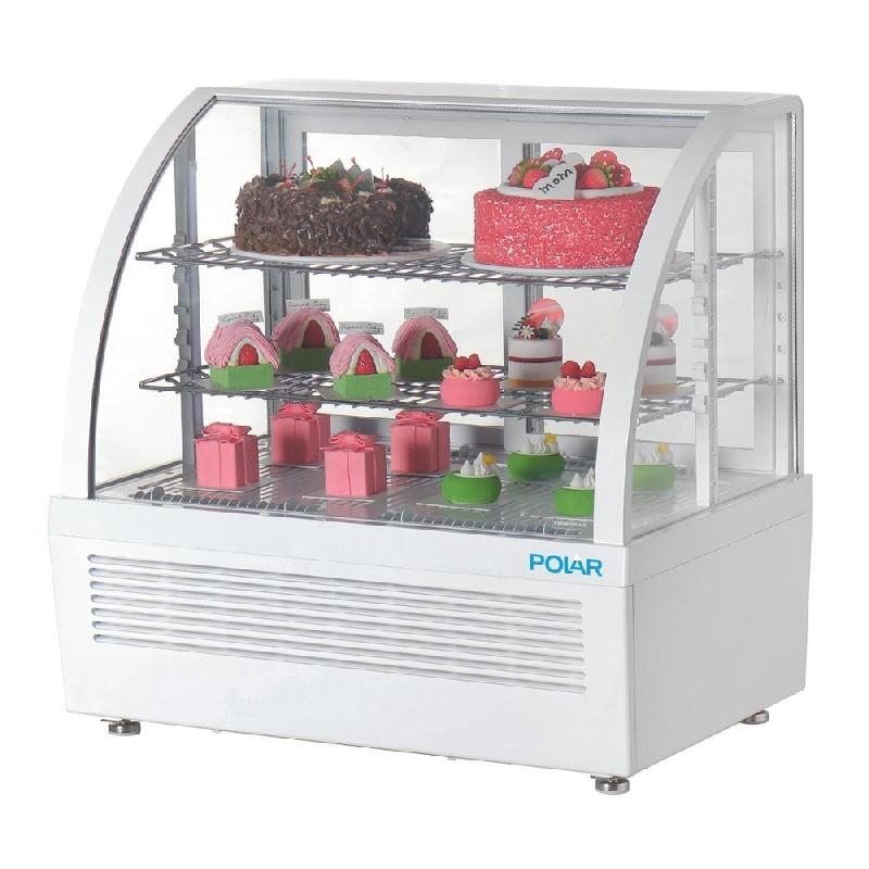 Vitrine réfrigérée de comptoir série C blanche 100L - Polar - CU637_4