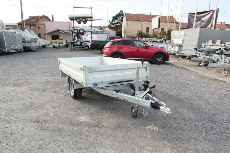 Remorque benne hydraulique - HUMBAUR 3053 HUK 132314 et 3054 HUK 152314 - Qualité allemande avec équipements renforcés_4