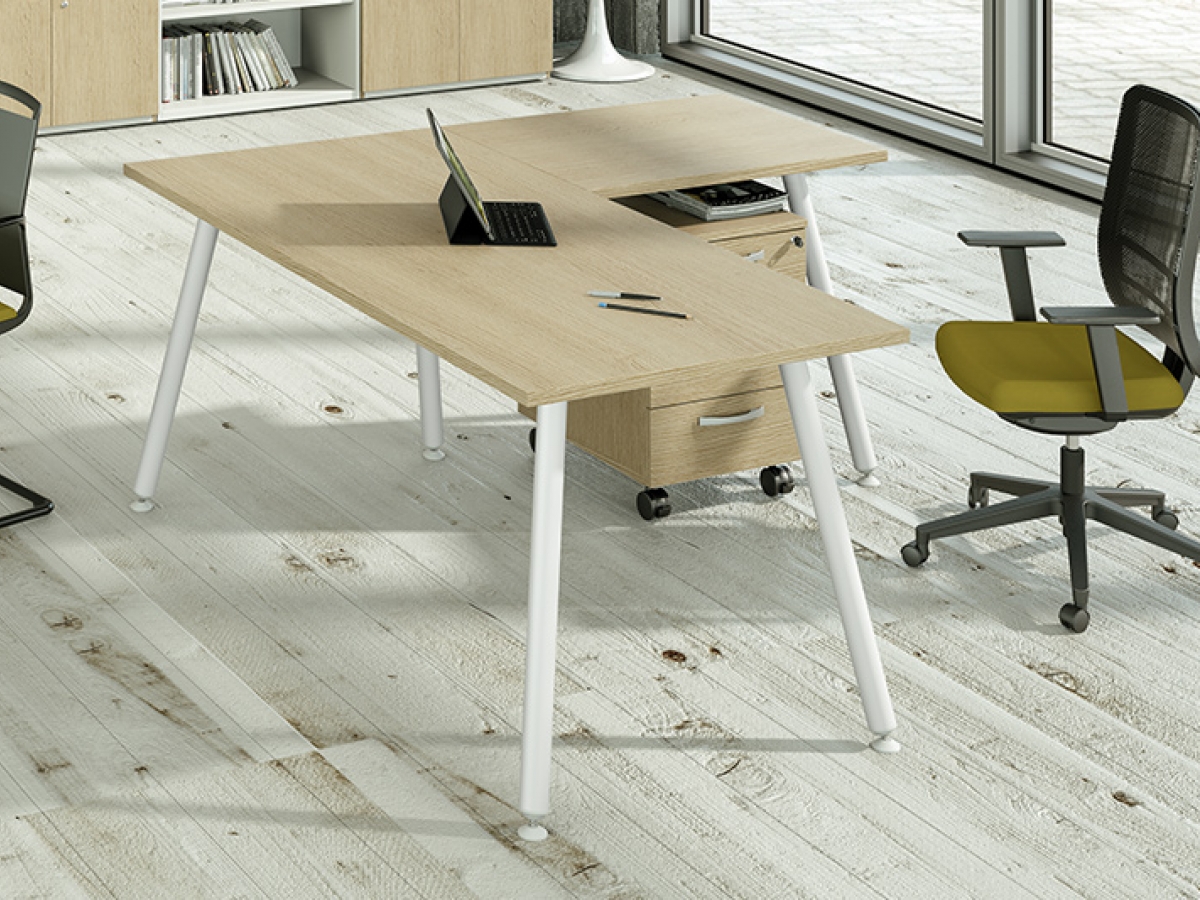 Bureau d'angle de direction EASY - design épuré et contemporain, livraison rapide_4