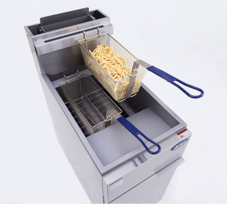 Friteuse professionnelle gaz sur socle puissant et fiable - atosa atfs40 de mobigrill_4