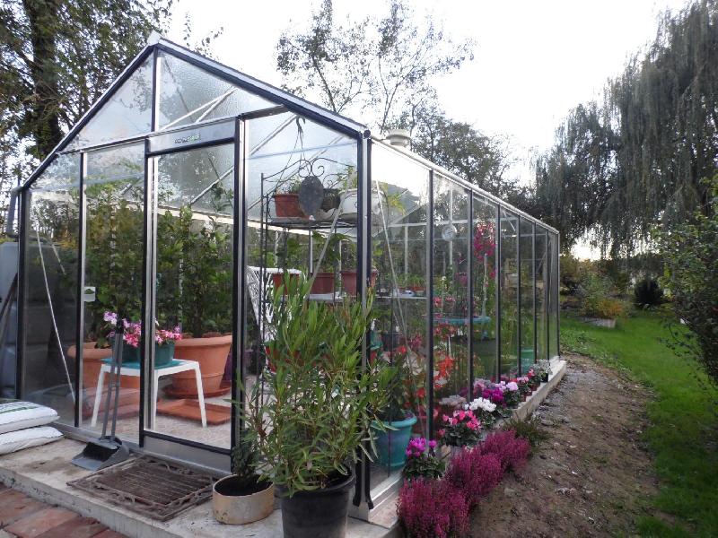 R307H Serres à parois droites - Toiture et parois en verre sécurit, structure aluminium, garantie 12 ans_4