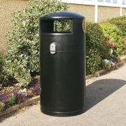 Poubelle communautaire - Glasdon - 110 litres - acier ou plastique moulé - sécurité incendie_4