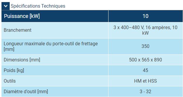 Power Clamp Basic - Banc de frettage Haimer - Dimensions 500 x 565 x 890 mm - Outils HM et HSS Ø 3-32 mm - Puissance 10 kW_4