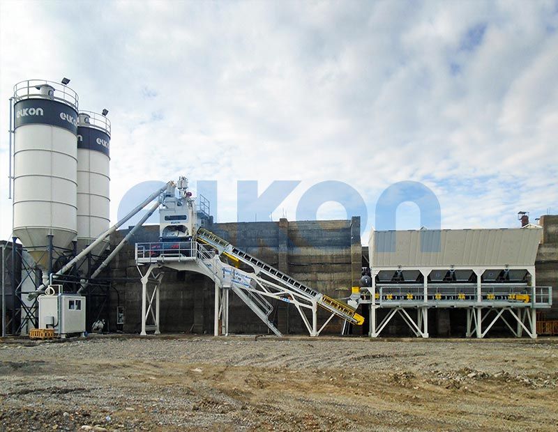 Unité de production de béton performante avec montage en 1 jour