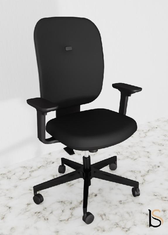 Fauteuil de bureau Alaia haut dossier - Sokoa - Noir, Synchrone, Classique_4