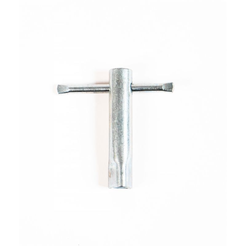 Pro-park-lock-tri1 - potelet de sécurité rabattable - groupe rms - 2 bandes réfléchissantes - avec clé pompier sur platine_4