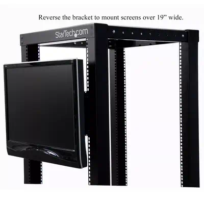 Support de fixation d'écran LCD VESA universel pour rack ou armoire 48 cm_4
