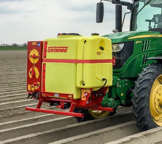 Gl 32 e équipée de disques de recouvrement et socs buttoirs en option