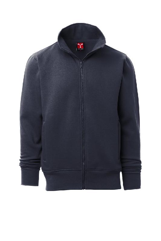 Sweat-shirt pour homme - Zip intégral, poches avec zip, poignets et taille élastiques - ALABAMA S00645-0308 - Payper_4