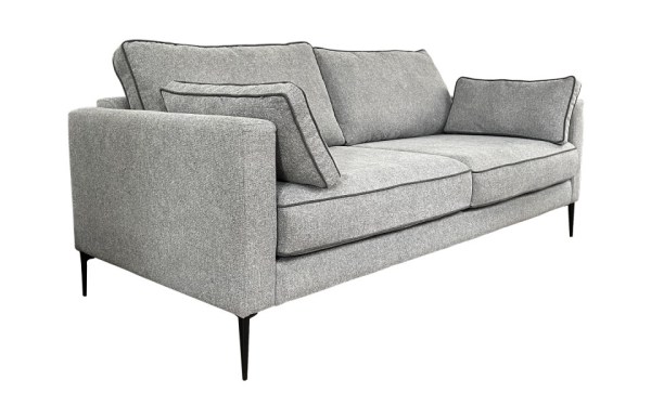 Canapé 3 places Peter 180 cm - Home Spirit - Style contemporain avec pieds hauts_4