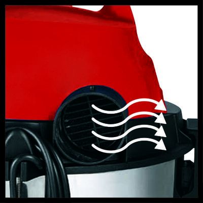 Aspirateur eau et poussière TC-VC 1820 S - Einhell - Cuve inox 20L - Puissance 1250W_4