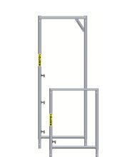 Échafaudage de façade RHU 070/100 - cadre en acier galvanisé - système Bosta_4