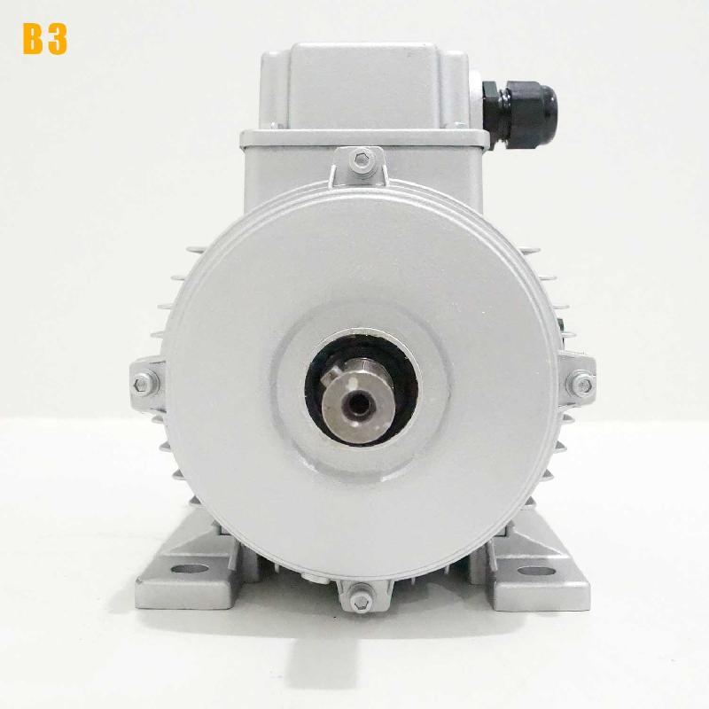 Moteur électrique Triphasé 230/400v 2.2 Kw 1500 Tr/min - Mh3100l4b3 Alu Bride B3 - Bobinage Cuivre_4
