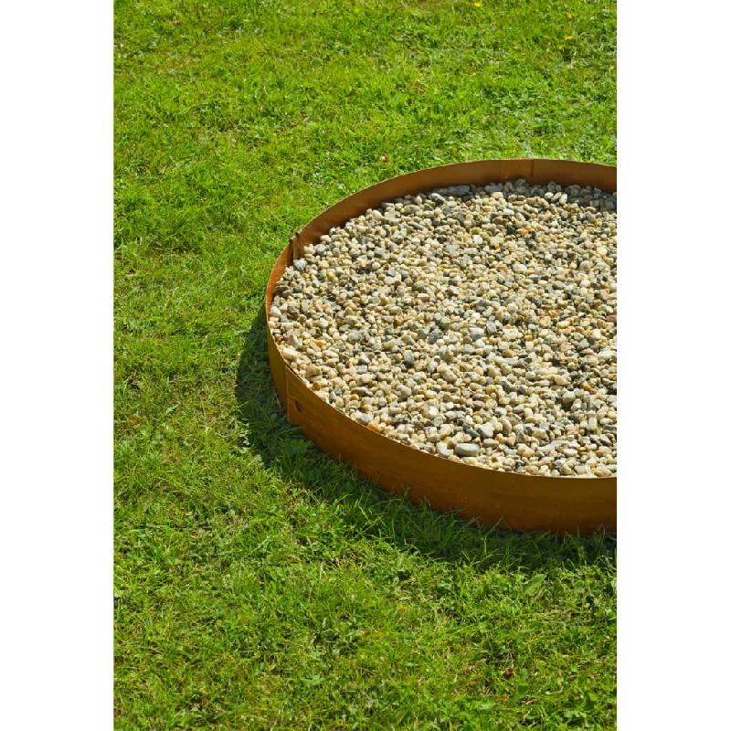 Nature bordures de jardin 3 pcs 91,4x10,2 cm acier corten 447507_4