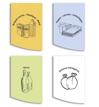 Poubelle tri sélectif - Corbeille Poitevine - 2 x 100L - Pin traité autoclave classe 4 - Dimensions L820 x P520 x H750 mm_4