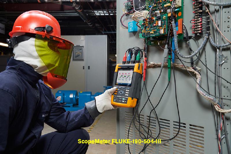 FLUKE-190-102-III - Oscilloscope numérique portable ScopeMeter, 100 MHz, 2 voies, entrées flottantes isolées IP51_4