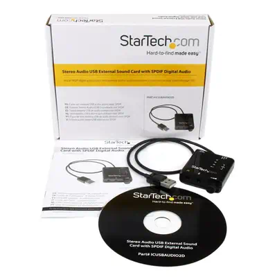 StarTech Carte son externe USB avec audio SPDIF numérique_4