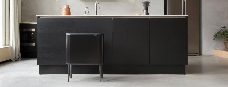 Poubelle Brabantia Bo Touch Bin - 23 + 11 litres - Matt Black - Idéale pour trier les déchets_4