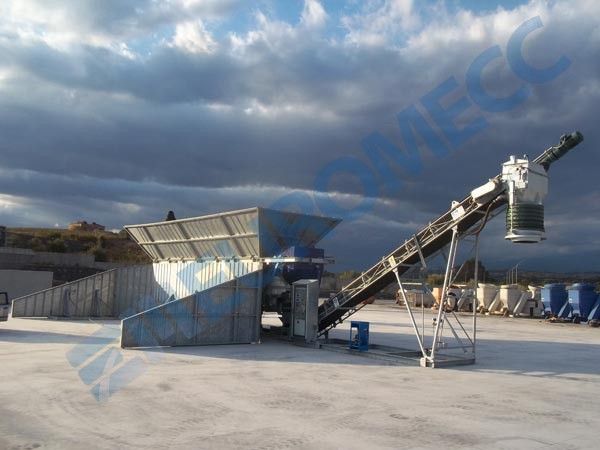 Fast dry centrale à béton mobile Euromecc - 70 m3/h, faible coût d'entretien_4