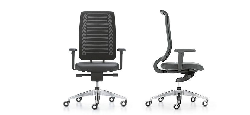 Reflex - chaise de bureau - girsberger france - dossier avec système de lamelles innovant_4