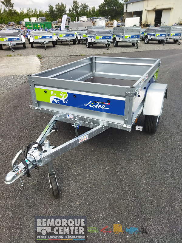 Remorque bagagère LIDER BAG 170 - 170 x 122 cm - PTAC : 500Kg - FOURGON_C700 ALU_4