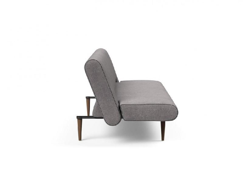 Canapé lit design UNFURL Innovation Living - Convertible 200x120 cm - Tissu Flashtex Light Grey_4