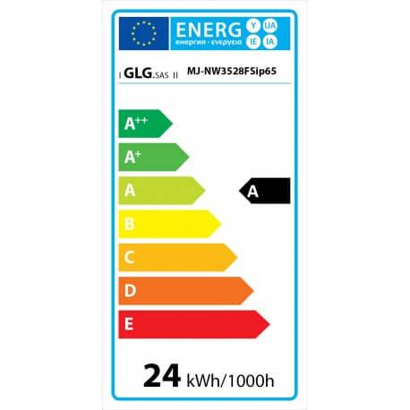 Ruban LED 5m blanc froid IP65 résistant aux éclaboussures - avec transformateur 12V_4