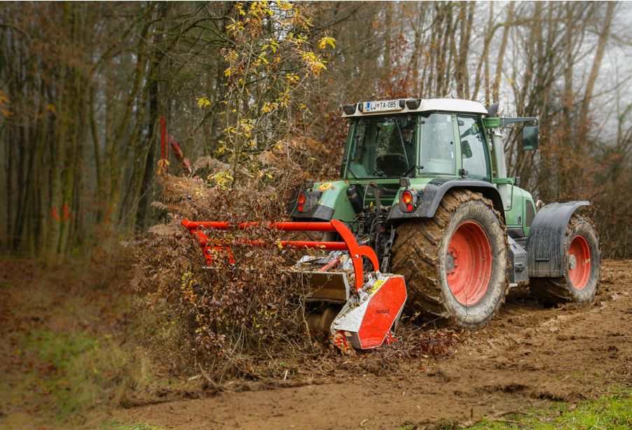 Broyeur forestier TFVMFD avec roue libre dans le groupe multiplicateur
